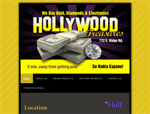 Tablet Screenshot of hollywood-treasures-ny.com